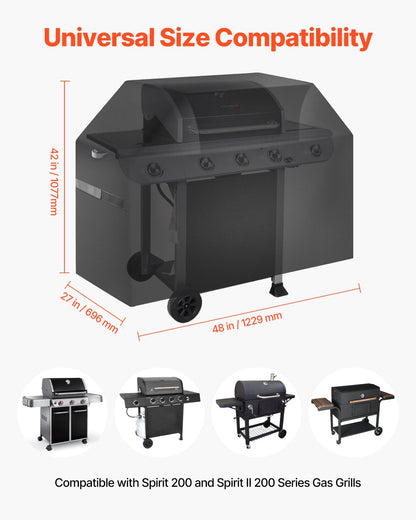 48 inch Grill Cover Heavy Duty BBQ Gas Grill Cover Outdoor Waterproof V952-PJPDSKLZZRQSR8O03V0