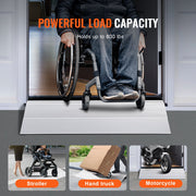 Door Threshold Ramp, 2" Rise, 800 lbs Load Capacity, Door Ramp for Wheelchairs, Aluminum Threshold Ramp for V952-PJSMJLPD2YC7DLYIMV0