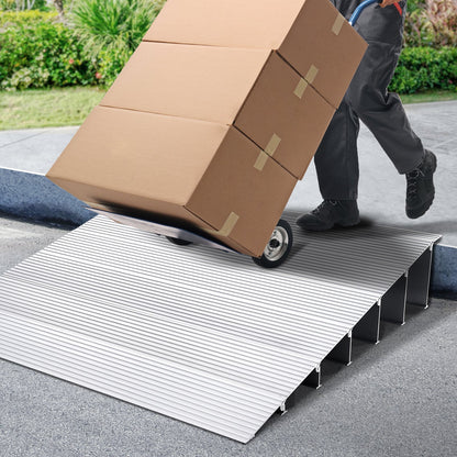 Door Threshold Ramp, 6" Rise, 800 lbs Load Capacity, Door Ramp for Wheelchairs, Aluminum Threshold Ramp for V952-PJSMJLPD6YC7BSNPTV0