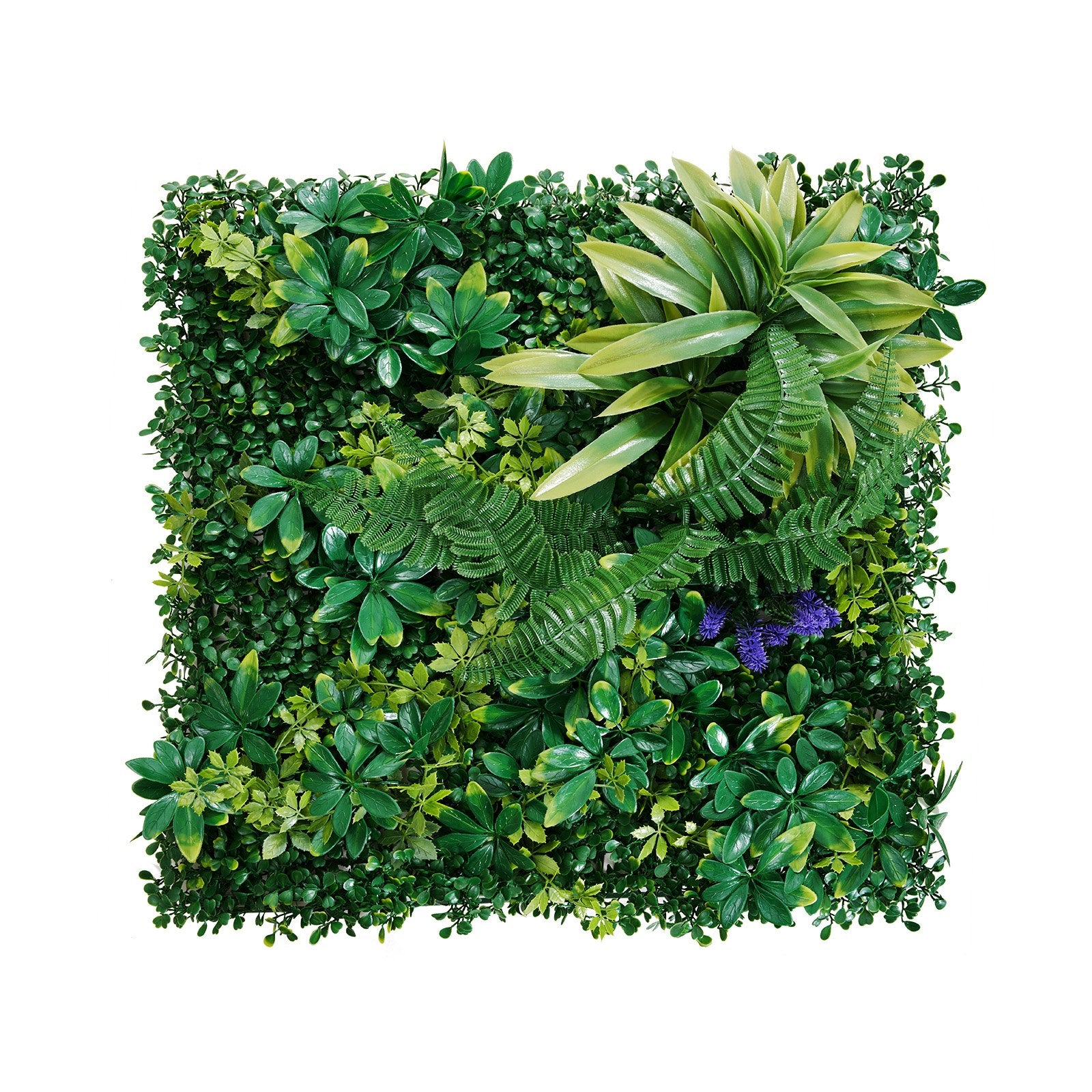 Artificial Grass Wall Panels, 12 PCS 20 x 20 inch, 3D Combination Greenery Boxwood Panel for Indoor Outdoor V952-PJSRZZWQ12PC0AI8JV0
