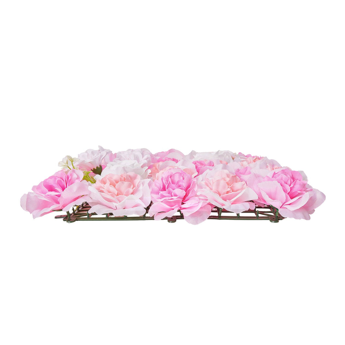 3D Flower Wall Panel, 12 PCS 15 x 15 inch, Artificial Floral Wall Background Mesh Backing Mat,Seamless V952-PJSRZZWQ12PCUTY5VV0