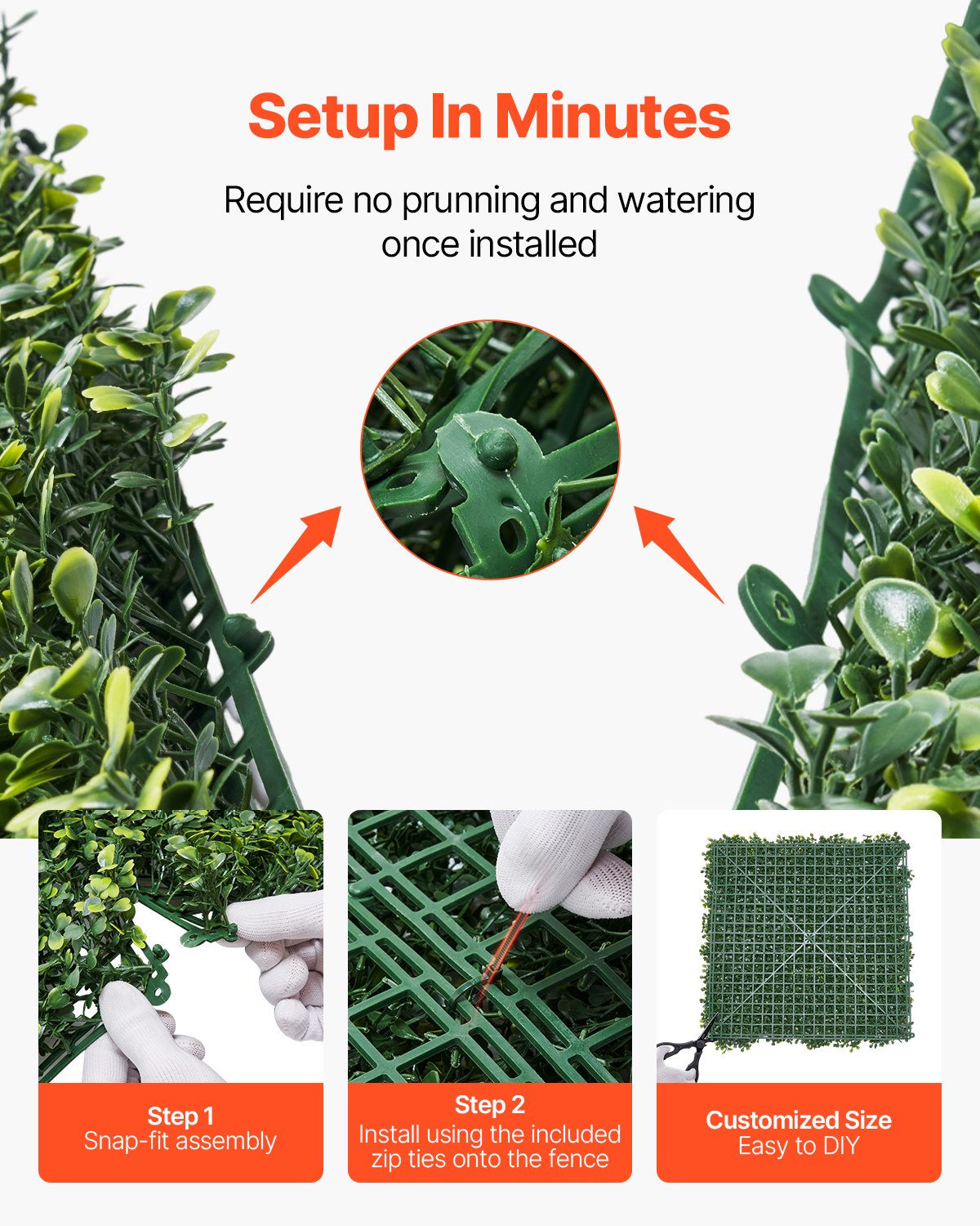 Artificial Grass Wall Panels, 40 x 120 inch, Milan Grass Greenery Boxwood Panel for Indoor Outdoor Green V952-PJSRZZWQ1PC4WGLQTV0