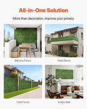 Artificial Grass Wall Panels, 40 x 120 inch, Milan Grass Greenery Boxwood Panel for Indoor Outdoor Green V952-PJSRZZWQ1PC4WGLQTV0