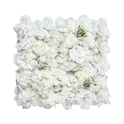 3D Flower Wall Panel, 24 PCS 15 x 15 inch, Artificial Floral Wall Background Mesh Backing Mat,Seamless V952-PJSRZZWQ24PCRIA85V0