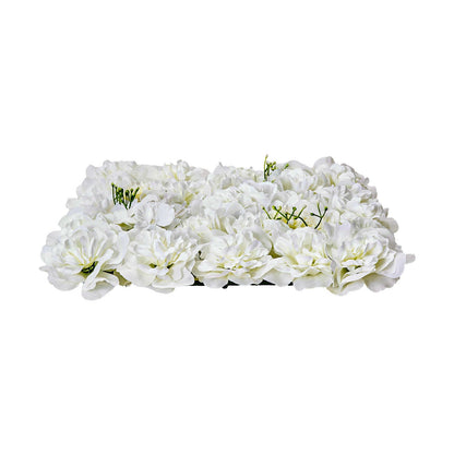 3D Flower Wall Panel, 24 PCS 15 x 15 inch, Artificial Floral Wall Background Mesh Backing Mat,Seamless V952-PJSRZZWQ24PCRIA85V0