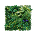 Artificial Grass Wall Panels, 8 PCS 20 x 20 inch, 3D Combination Greenery Boxwood Panel for Indoor Outdoor V952-PJSRZZWQ8PCSJMWS1V0
