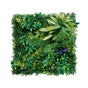 Artificial Grass Wall Panels, 8 PCS 20 x 20 inch, 3D Combination Greenery Boxwood Panel for Indoor Outdoor V952-PJSRZZWQ8PCSJMWS1V0