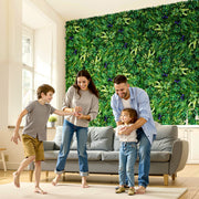Artificial Grass Wall Panels, 8 PCS 20 x 20 inch, 3D Combination Greenery Boxwood Panel for Indoor Outdoor V952-PJSRZZWQ8PCSJMWS1V0