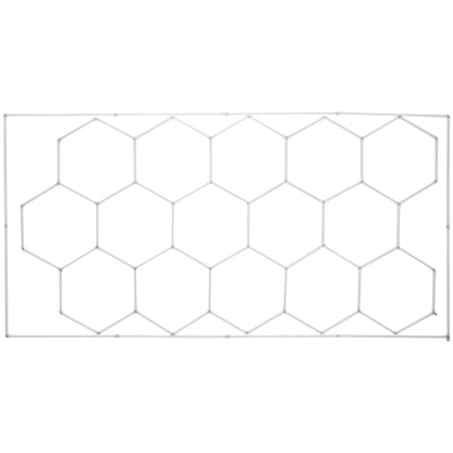 Hexagon Garage Lights 66300LM 15 Grids Honeycomb LED Shop Ceiling Light V952-PJXCKDBSLBX6VPB5YV3