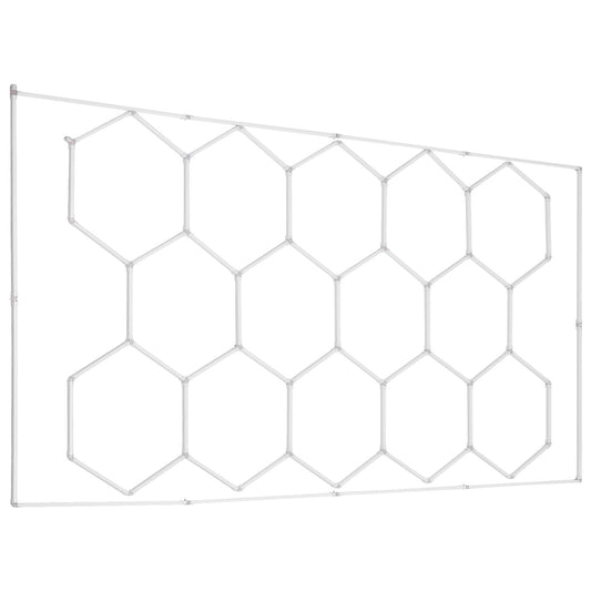 Hexagon Garage Lights 86400LM 5 Grid Honeycomb LED Shop Ceiling Light V952-PJXCKDBSLBX8QPB8PV3