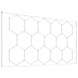Hexagon Garage Lights 86400LM 5 Grid Honeycomb LED Shop Ceiling Light V952-PJXCKDBSLBX8QPB8PV3