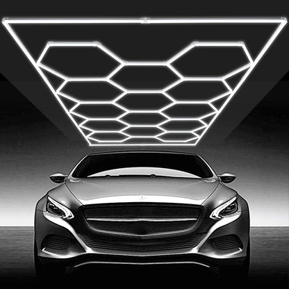 Hexagon Garage Lights 86400LM 5 Grid Honeycomb LED Shop Ceiling Light V952-PJXCKDBSLBX8QPB8PV3