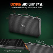 Poker Chip Set, 300-Piece Poker Set, Complete Poker Playing Game Set with Carrying Case, Heavyweight 14 Gram V952-PKCMTZCLAY308AR11V0