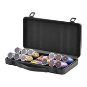 Poker Chip Set, 300-Piece Poker Set, Complete Poker Playing Game Set with Carrying Case, Heavyweight 14 Gram V952-PKCMTZCLAY308AR11V0