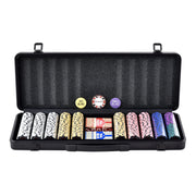 Poker Chip Set, 500-Piece Poker Set, Complete Poker Playing Game Set with Carrying Case, Heavyweight 14 Gram V952-PKCMTZCLAY50H2LS7V0