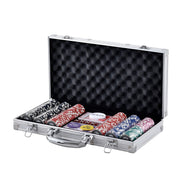Poker Chip Set, 300-Piece Poker Set, Complete Poker Playing Game Set with Aluminum Carrying Case, 11.5 Gram V952-PKCMTZPS300GWDWOVV0