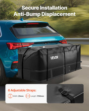 Hitch Cargo Carrier Bag, Waterproof 840D PVC, 152 x 61 x 62 cm (20 Cubic Feet), Heavy Duty Cargo Bag for V952-PKHB20CUFTDPUBWDQ001V0