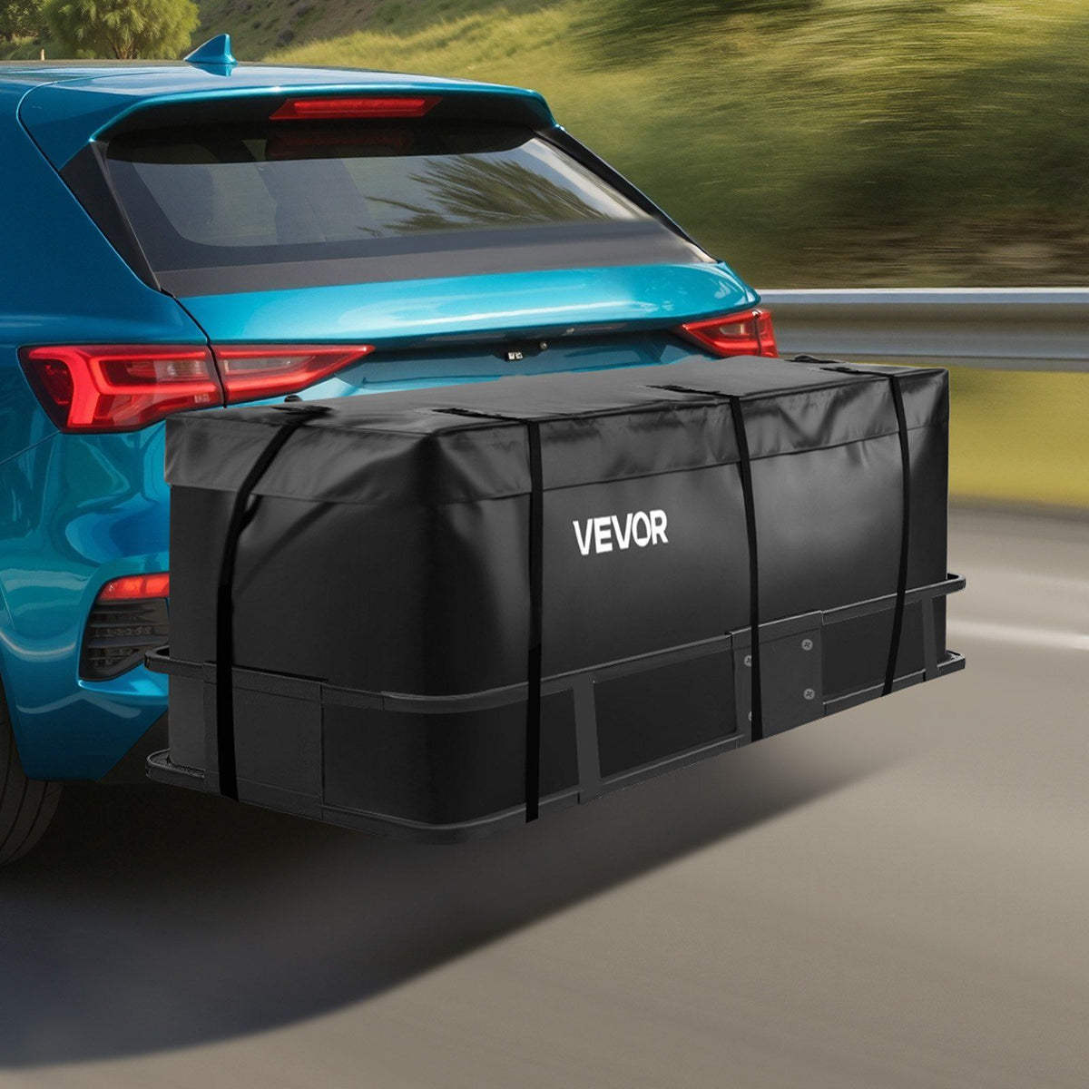 Hitch Cargo Carrier Bag, Waterproof 840D PVC, 152 x 61 x 62 cm (20 Cubic Feet), Heavy Duty Cargo Bag for V952-PKHB20CUFTDPUBWDQ001V0