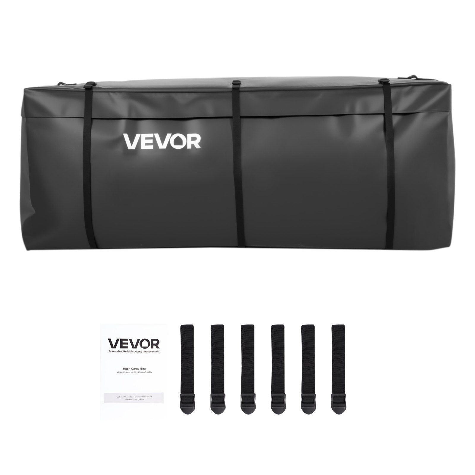 Hitch Cargo Carrier Bag, Waterproof 840D PVC, 152 x 61 x 62 cm (20 Cubic Feet), Heavy Duty Cargo Bag for V952-PKHB20CUFTDPUBWDQ001V0