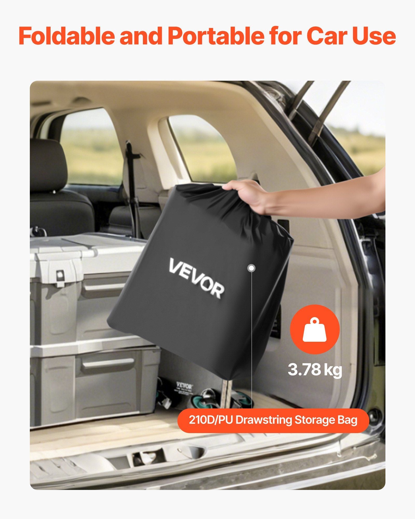 Hitch Cargo Carrier Bag, Waterproof 840D PVC, 152 x 60.7 x 61 cm (20 Cubic Feet), Heavy Duty Cargo Bag for V952-PKHB20CUFTGP4MDGW001V0