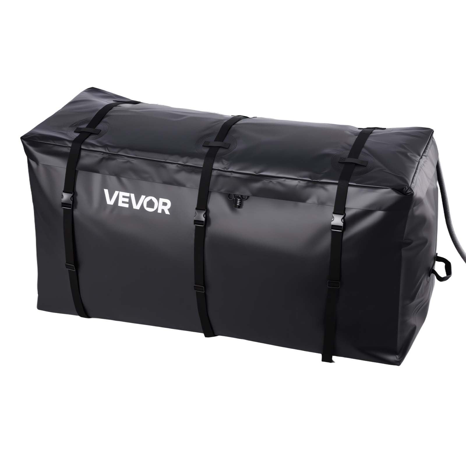 Hitch Cargo Carrier Bag, Waterproof 840D PVC, 152 x 61 x 77.8 cm (25 Cubic Feet), Heavy Duty Cargo Bag for V952-PKHB25CUFTGP4H5JH001V0