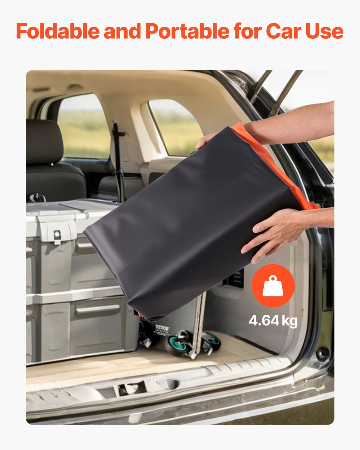Truck Bed Cargo Bag, Waterproof 840D PVC, 130 x 102 x 55.5 cm (26 Cubic Feet), Heavy Duty Cargo Bag for Truck V952-PKHB26CUFTDPX36JZ001V0