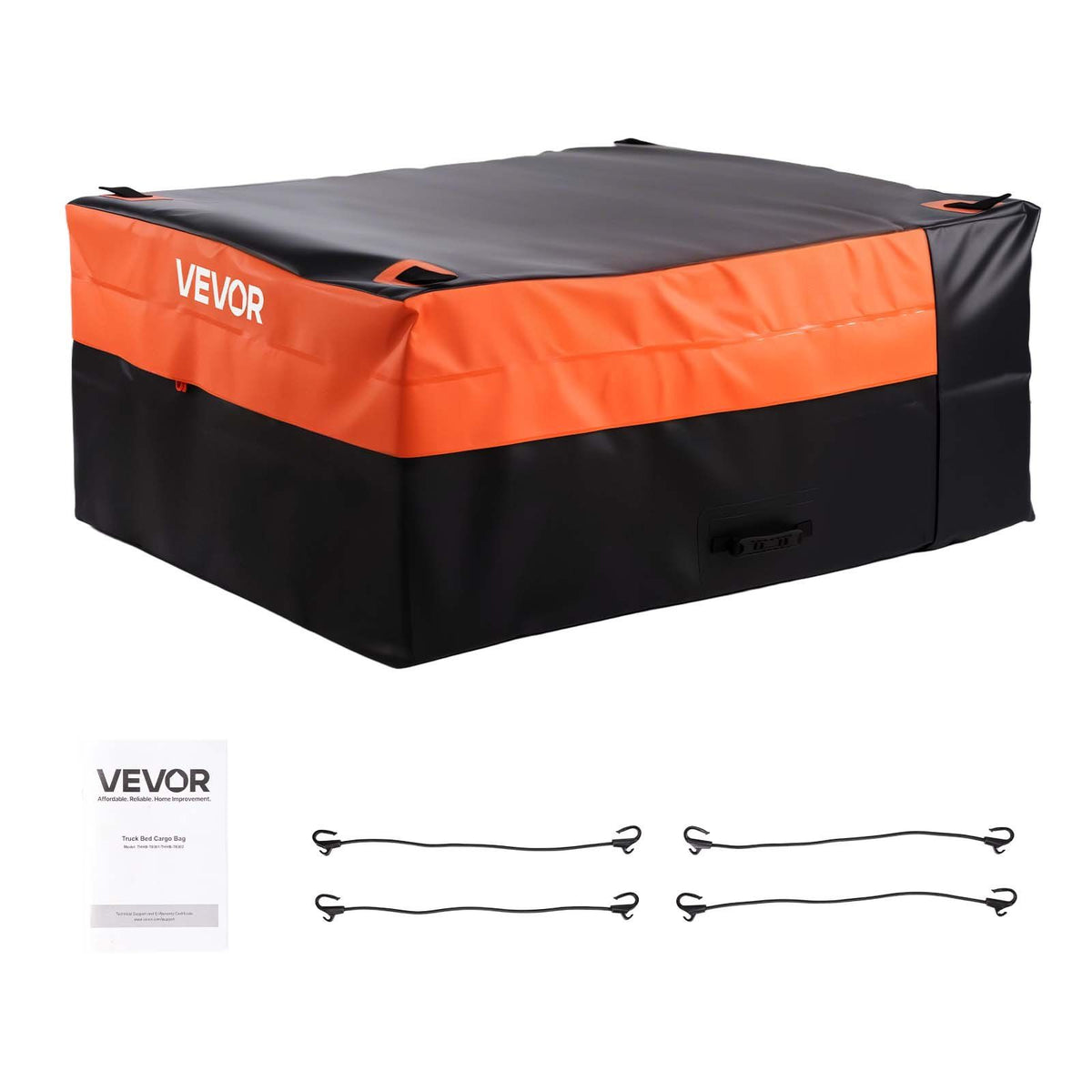 Truck Bed Cargo Bag, Waterproof 840D PVC, 130 x 102 x 55.5 cm (26 Cubic Feet), Heavy Duty Cargo Bag for Truck V952-PKHB26CUFTDPX36JZ001V0