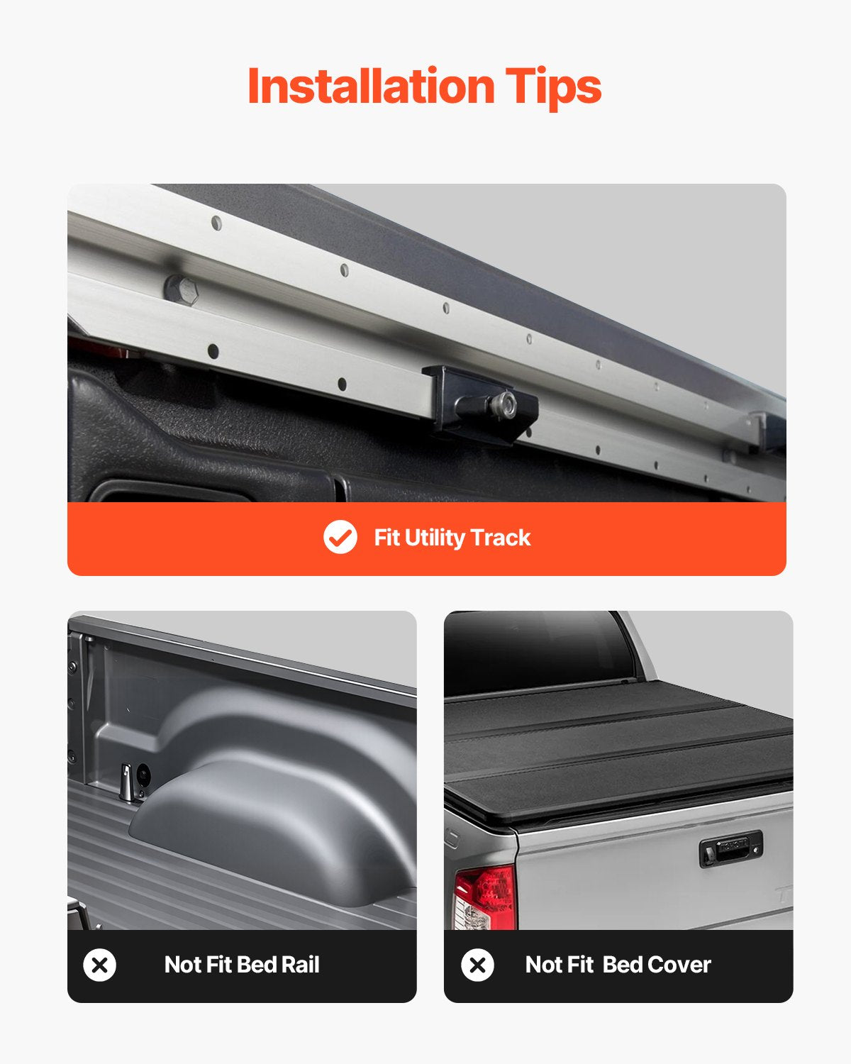 Overland Truck Bed Rack, 125-172.5 cm Width, Adjustable Overland Bed Cargo Rack with Sidebar, 408.2 kg Static V952-PKHJGGKHJGDCS90NFV0