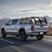 Overland Truck Bed Rack, 125-172.5 cm Width, Adjustable Overland Bed Cargo Rack with Sidebar, 408.2 kg Static V952-PKHJGGKHJGDCS90NFV0