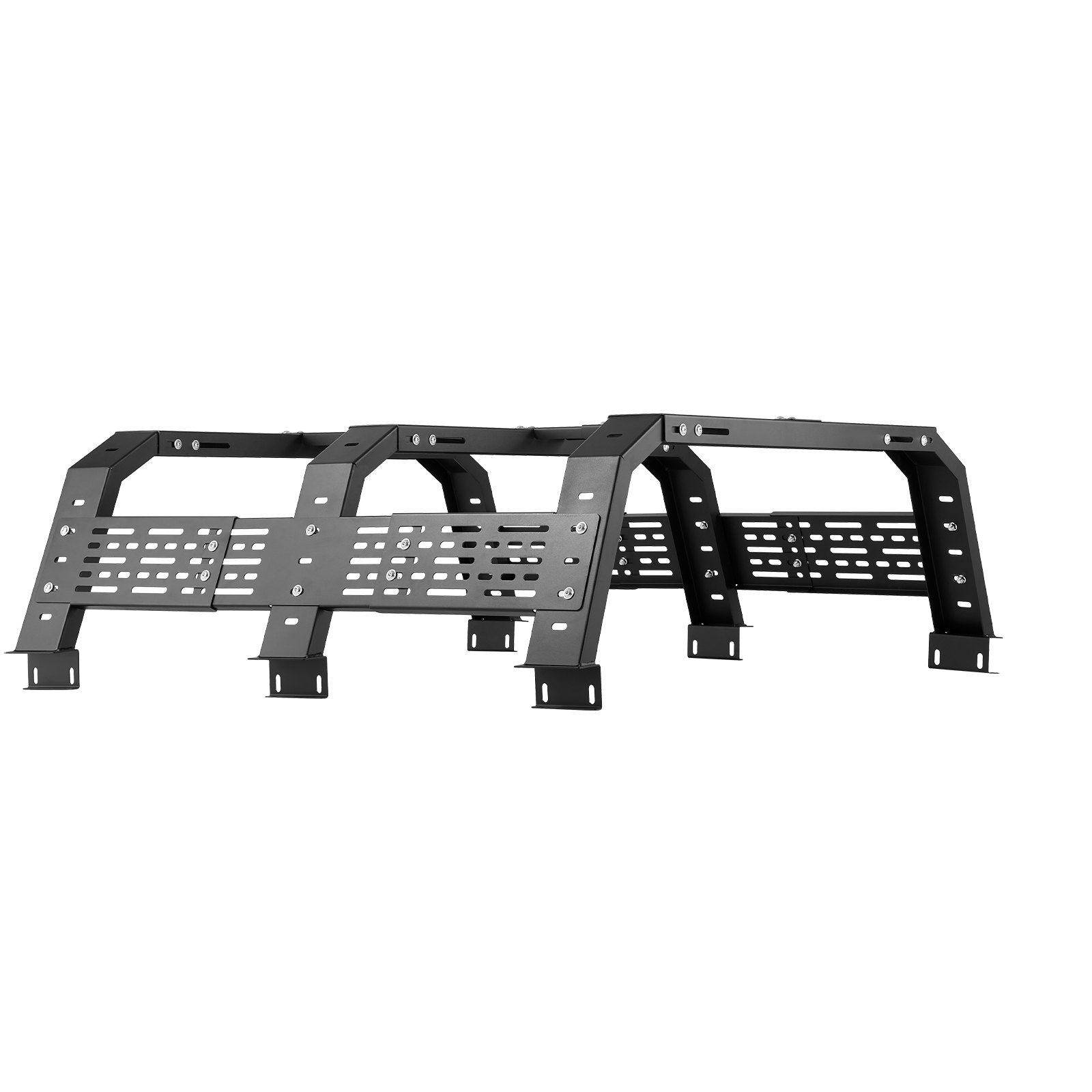 Overland Truck Bed Rack, 125-172.5 cm Width, Adjustable Overland Bed Cargo Rack with Sidebar, 408.2 kg Static V952-PKHJGGKHJGDCS90NFV0