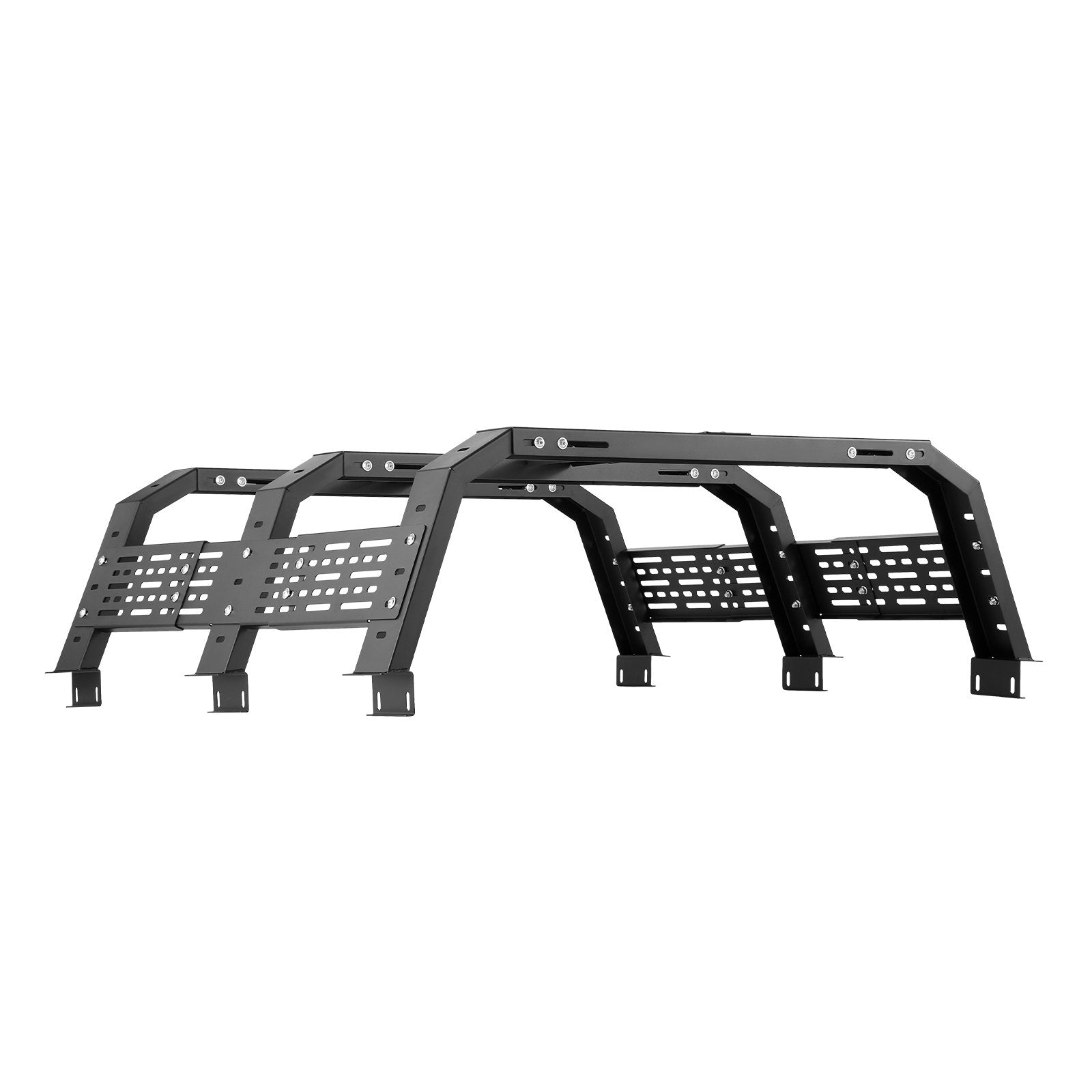 Overland Truck Bed Rack, 125-172.5 cm Width, Adjustable Overland Bed Cargo Rack with Sidebar, 408.2 kg Static V952-PKHJGGKHJGDCS90NFV0