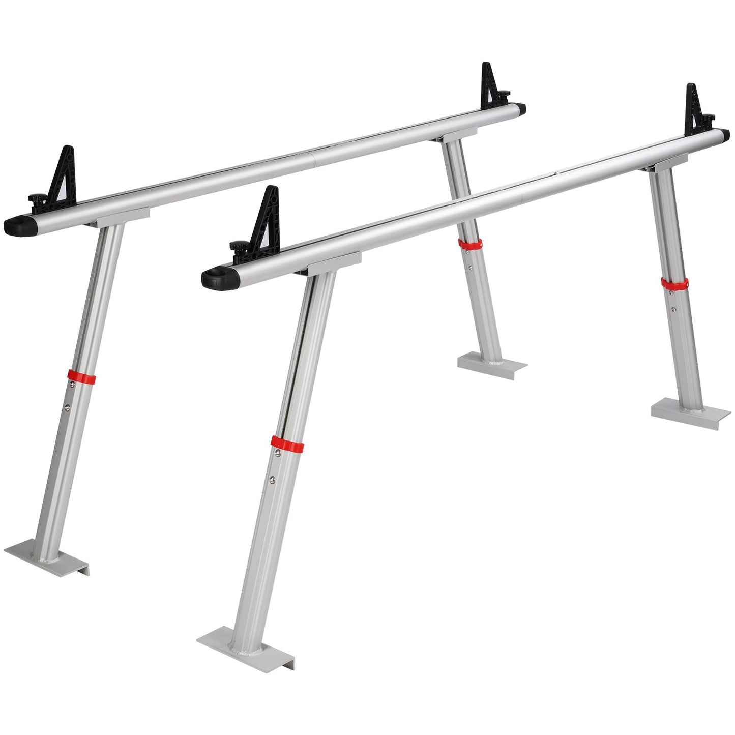 Truck Rack, 363lbs Capacity, 19-34in Adjustable Height, Aluminum Ladder Rack for Truck with 8 Non-Drilling V952-PKHJLXJB71INCO9JWV0