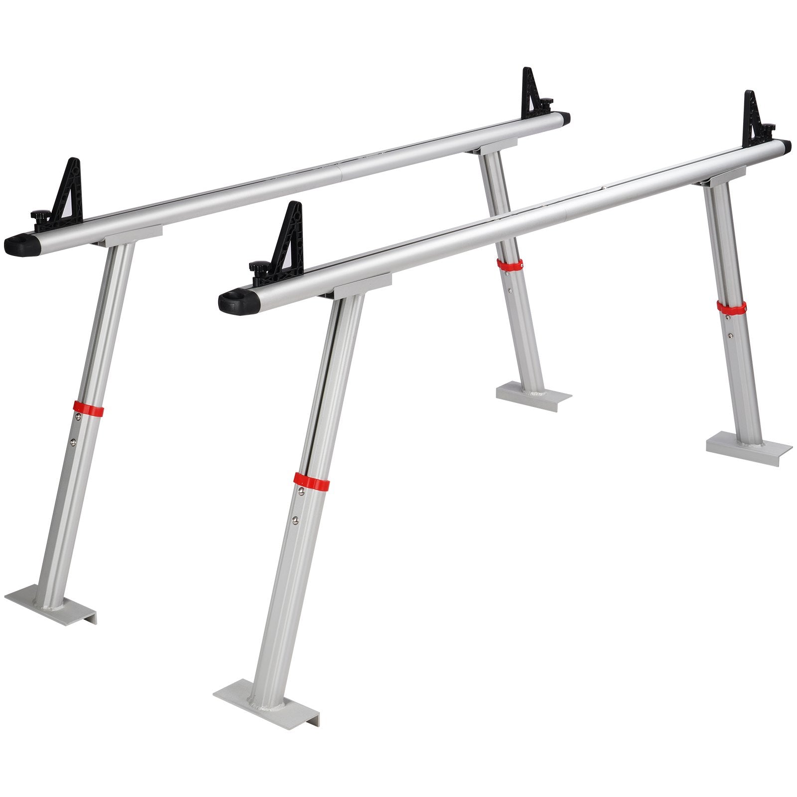 Truck Rack, 363lbs Capacity, 19-34in Adjustable Height, Aluminum Ladder Rack for Truck with 8 Non-Drilling V952-PKHJLXJB71INCO9JWV0