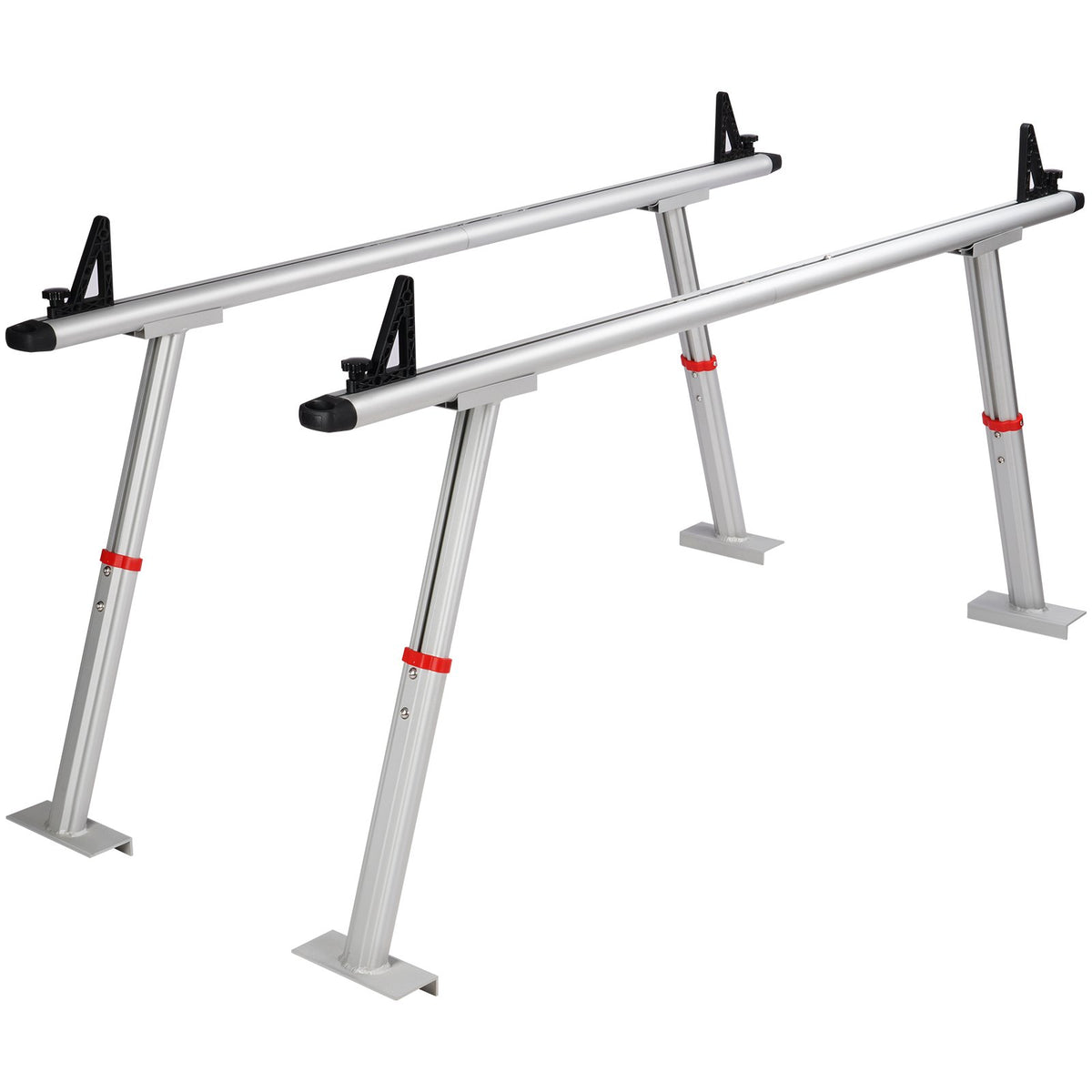 Truck Rack, 363lbs Capacity, 19-34in Adjustable Height, Aluminum Ladder Rack for Truck with 8 Non-Drilling V952-PKHJLXJB71INCO9JWV0