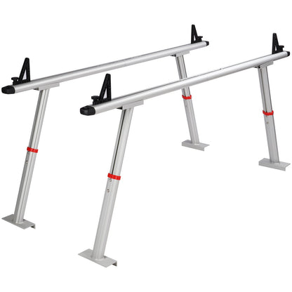 Truck Rack, 363lbs Capacity, 19-34in Adjustable Height, Aluminum Ladder Rack for Truck with 8 Non-Drilling V952-PKHJLXJB71INCO9JWV0