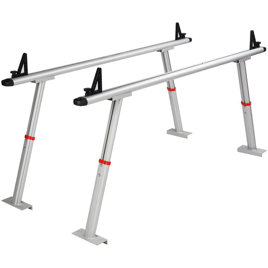 Truck Rack, 363lbs Capacity, 19-34in Adjustable Height, Aluminum Ladder Rack for Truck with 8 Non-Drilling V952-PKHJLXJB71INCO9JWV0