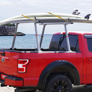Truck Rack, 363lbs Capacity, 19-34in Adjustable Height, Aluminum Ladder Rack for Truck with 8 Non-Drilling V952-PKHJLXJB71INCO9JWV0