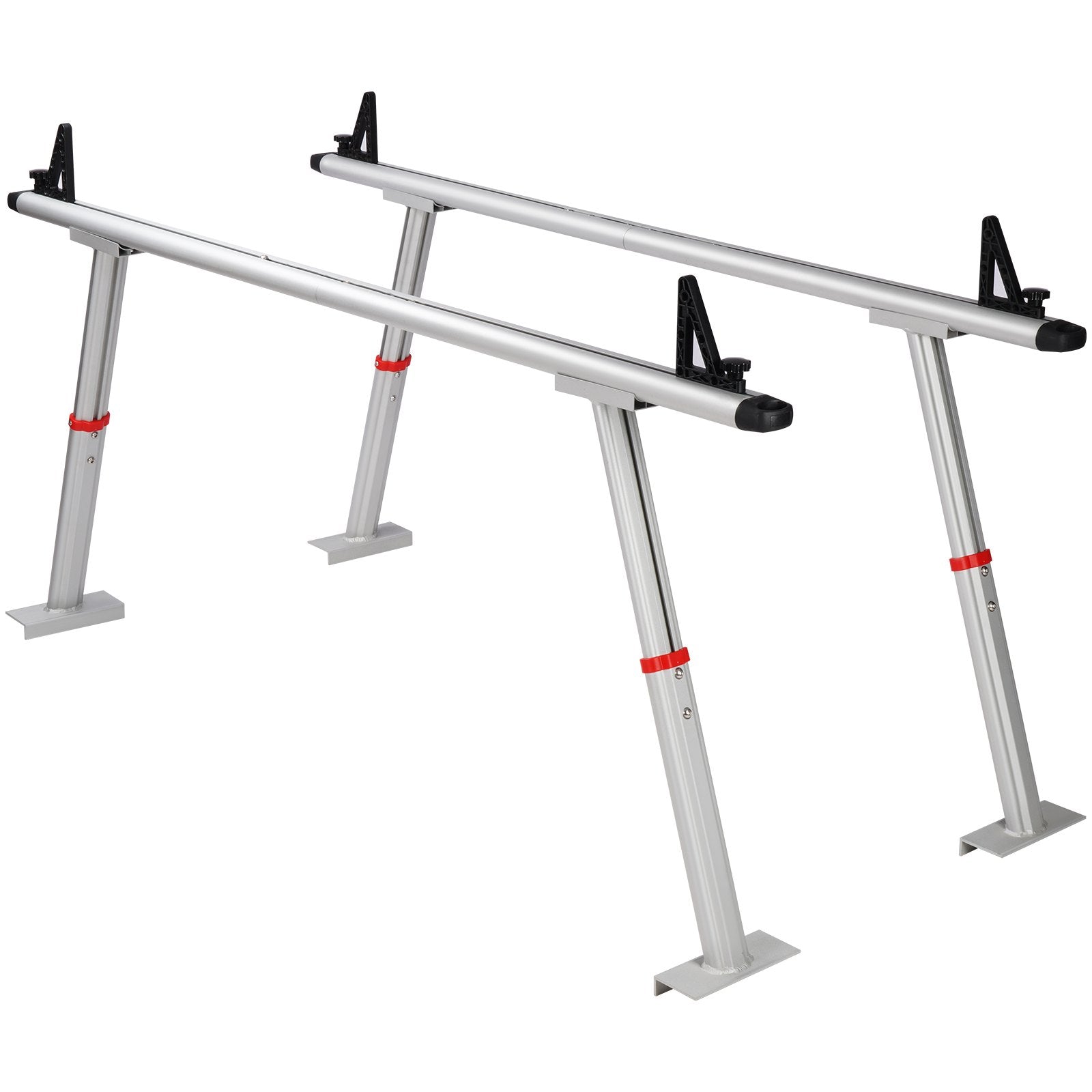 Truck Rack, 363lbs Capacity, 19-34in Adjustable Height, Aluminum Ladder Rack for Truck with 8 Non-Drilling V952-PKHJLXJB71INCO9JWV0