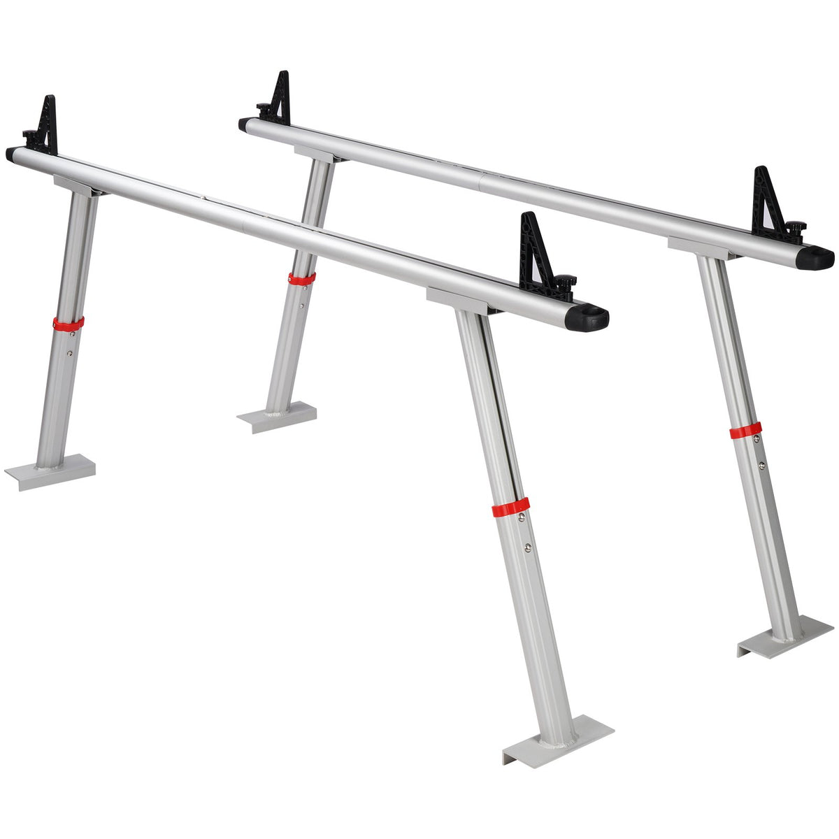 Truck Rack, 363lbs Capacity, 19-34in Adjustable Height, Aluminum Ladder Rack for Truck with 8 Non-Drilling V952-PKHJLXJB71INCO9JWV0