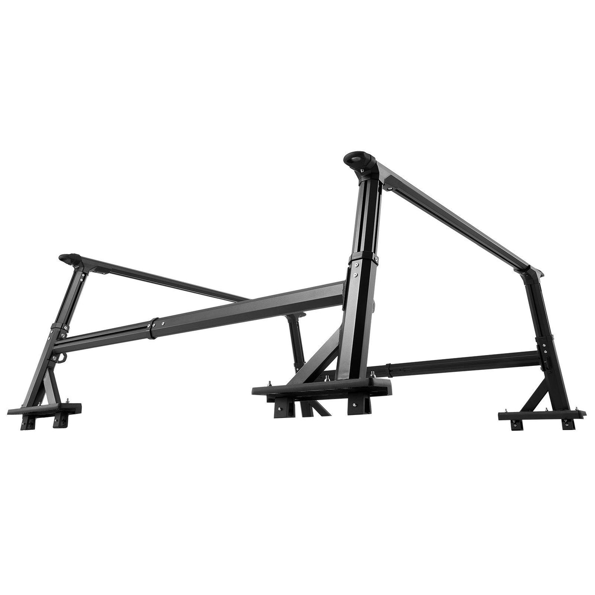Truck Ladder Rack, 53.3-80.01 cm Height, Adjustable Non-Drilling Aluminum Cargo Rack with Sidebar, 362.9 kg V952-PKHJTJKLDCBKLL6NPV0