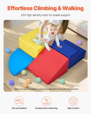 Climbing Toys, 4-Piece Set, Foam Climbing Toys for Toddlers 6 Months to 3 Years Old, PU Leather Climbing V952-PMWJTZBDQKBD5XYDEV0
