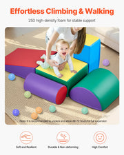 Climbing Toys 5 Piece Foam Climbing Blocks for Toddlers and Preschoolers V952-PMWJTZBDQKBDWU3E6V0