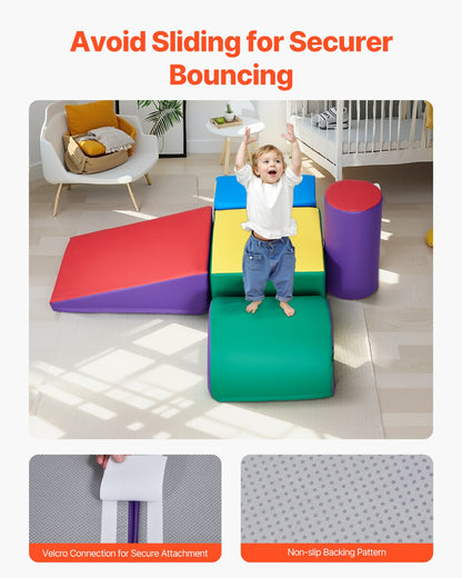 Climbing Toys 5 Piece Foam Climbing Blocks for Toddlers and Preschoolers V952-PMWJTZBDQKBDWU3E6V0