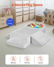 Climbing Toys, 5-Piece Set, Foam Climbing Blocks for Toddlers 6 Months to 3 Years, Baby Climbing Blocks with V952-PMWJTZDQKBDQEXR20V0