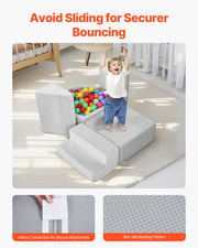 Climbing Toys, 5-Piece Set, Foam Climbing Blocks for Toddlers 6 Months to 3 Years, Baby Climbing Blocks with V952-PMWJTZDQKBDQEXR20V0