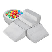 Climbing Toys, 5-Piece Set, Foam Climbing Blocks for Toddlers 6 Months to 3 Years, Baby Climbing Blocks with V952-PMWJTZDQKBDQEXR20V0