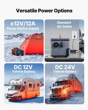Diesel Heater, 8KW, DC 12V/24V, All in One Portable Diesel Air Heater with Bluetooth APP Control, Remote V952-PPKCYJRQ25N1TOP0F001V3