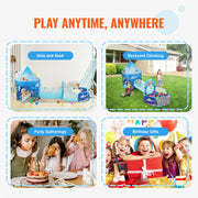 3 in 1 Kids Play Tent with Tunnel, Basketball Hoop for Boys, Girls, Babies and Toddlers, Indoor/Outdoor Pop V952-PPSDZPX3DHY0ON54XV0