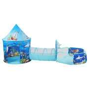 3 in 1 Kids Play Tent with Tunnel, Basketball Hoop for Boys, Girls, Babies and Toddlers, Indoor/Outdoor Pop V952-PPSDZPX3DHY0ON54XV0
