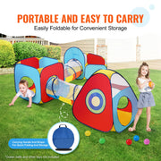 5 in 1 Kids Play Tent with Tunnel, Basketball Hoop for Boys, Girls, Babies and Toddlers, Indoor/Outdoor Pop V952-PPSDZPX5DCS0ZMG6CV0